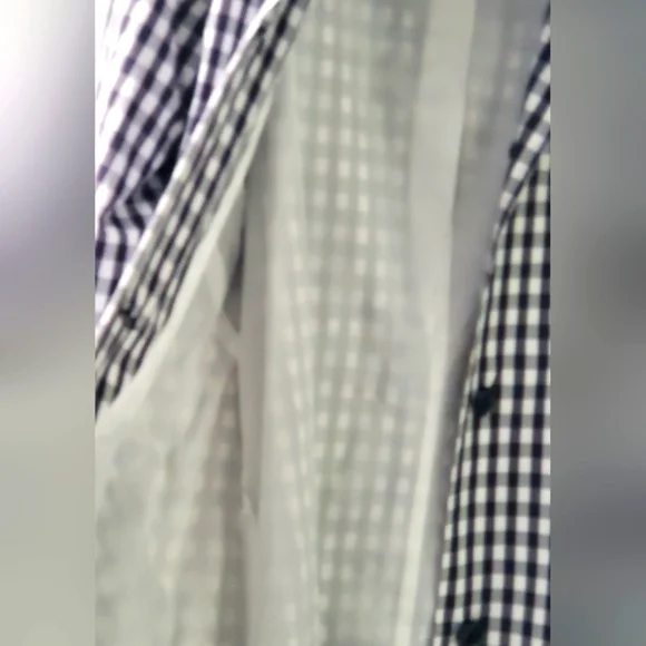 ANNE KLEIN-size 10- plaid trench coat - Knee Length Belted - Picture 6 of 12